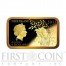 Niue Spring Magic Year of Happiness Gold Coin Swarovski crystals 2013